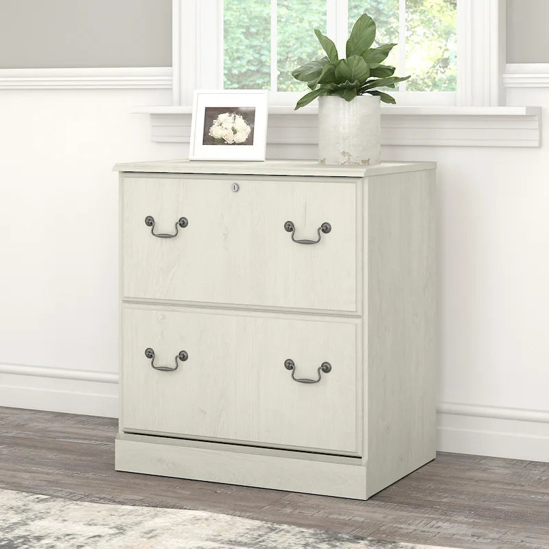 Lateral File Cabinet in Harvest Cherry — Lockable, ANSI/BIFMA Certified