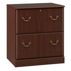 Lateral File Cabinet in Harvest Cherry — Lockable, ANSI/BIFMA Certified