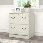 Lateral File Cabinet in Harvest Cherry — Lockable, ANSI/BIFMA Certified