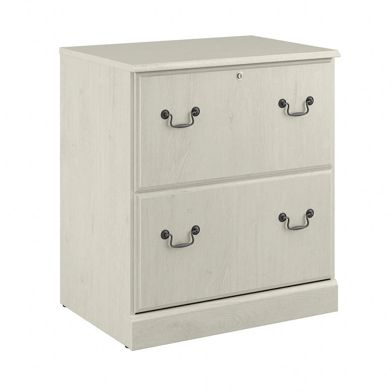 Lateral File Cabinet in Harvest Cherry — Lockable, ANSI/BIFMA Certified