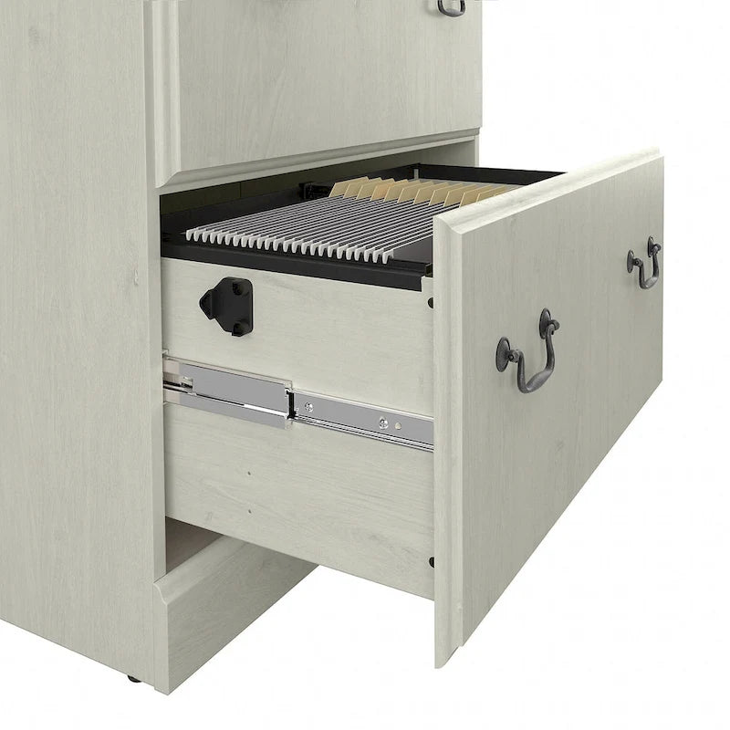 Lateral File Cabinet in Harvest Cherry — Lockable, ANSI/BIFMA Certified