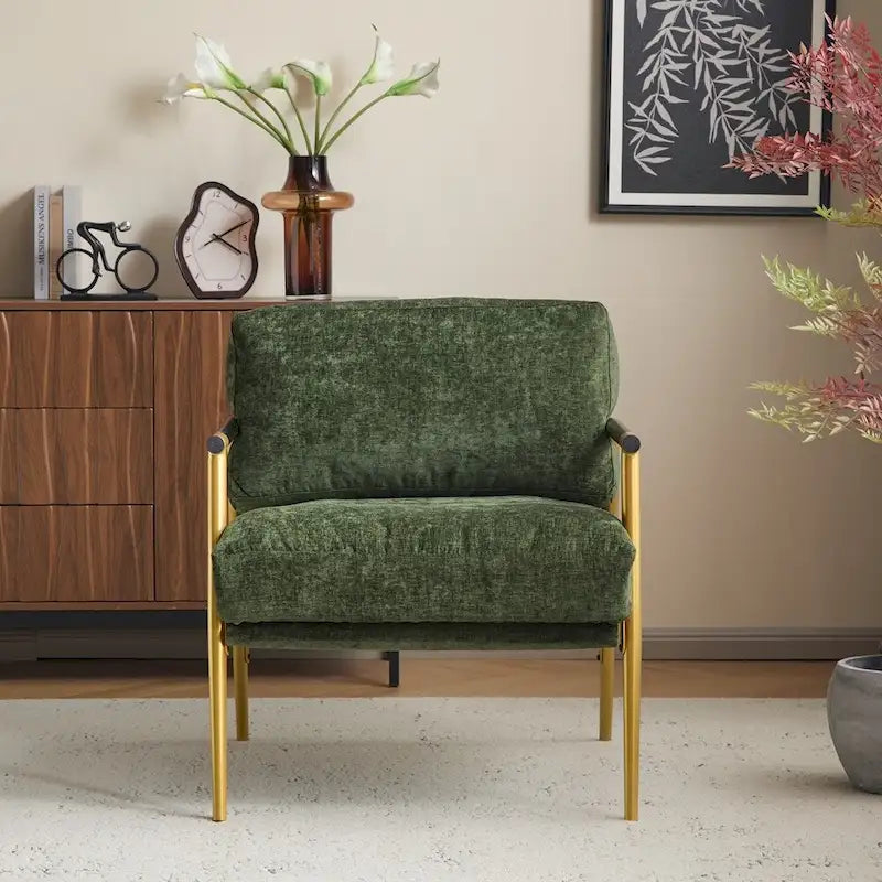 27.56 Modern Accent Chair with Plush Cushions