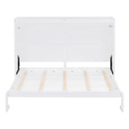 Full Size Wooden Wall Murphy Bed — Space-Saving Foldable Wall Bed