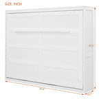 Full Size Wooden Wall Murphy Bed — Space-Saving Foldable Wall Bed