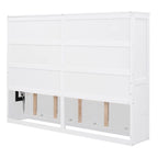 Full Size Wooden Wall Murphy Bed — Space-Saving Foldable Wall Bed