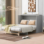 Full Size Murphy Bed with Storage Drawers & Space-Saving Cabinet Design