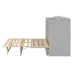 Full Size Murphy Bed with Storage Drawers & Space-Saving Cabinet Design