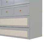 Full Size Murphy Bed with Storage Drawers & Space-Saving Cabinet Design