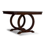 Contemporary Gathering Table — Open Circle Sides, Square Top, Bold Design