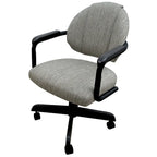Swivel Tilt Kitchen Caster Chair with Wheels M-79 - 18 inch Seat