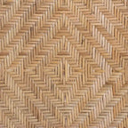 Mid-Century Modern Handcrafted Natural Rattan Dining Chair — Boho Style