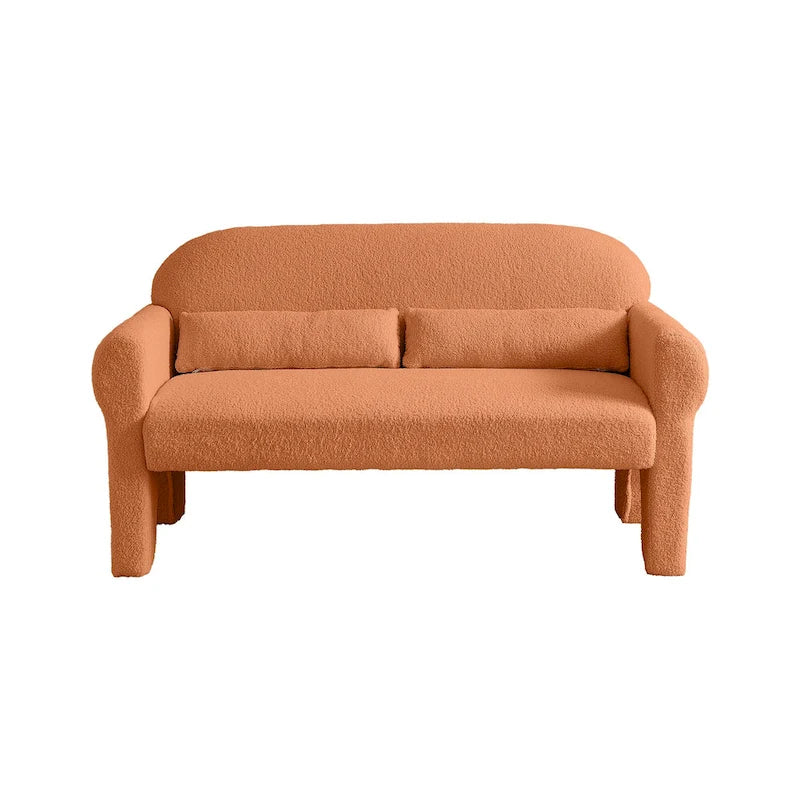[VIDEO provided]modern boucle loveseat for Living room