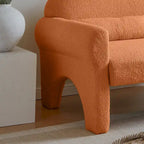 [VIDEO provided]modern boucle loveseat for Living room