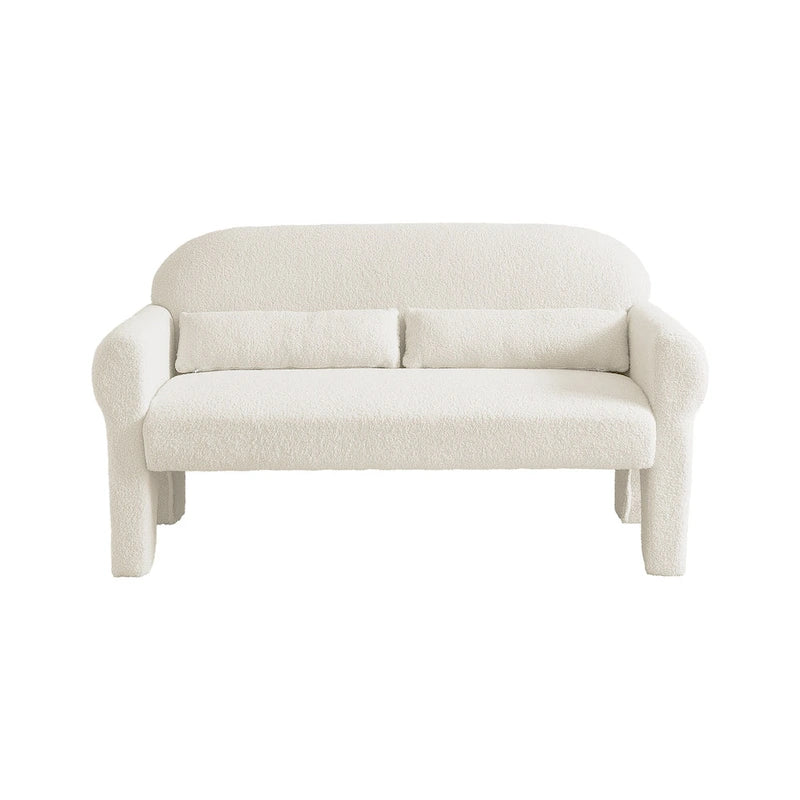 [VIDEO provided]modern boucle loveseat for Living room