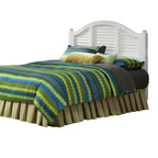 King Headboard — British Tropical Design, Espresso or Brushed White Finish