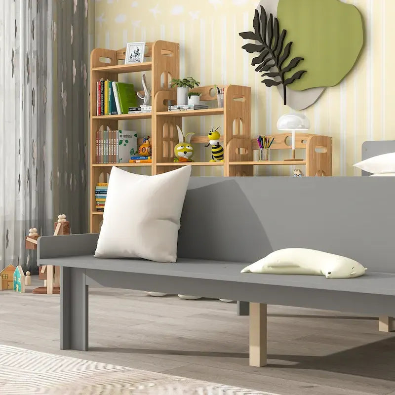 Full Bed with Footboard Bench,2 drawers
