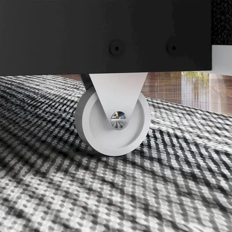 Modern Illuminated Bed Frame with Gold Trim - Chic Upholstered Design