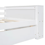 Twin Size Daybed with Shelves and Drawers