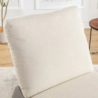 Modern Rocking Chair Recliner, Comfy Rocker Nursery Chair with Footrest, Accent Reading Chair, Upholstered Lounge Chair