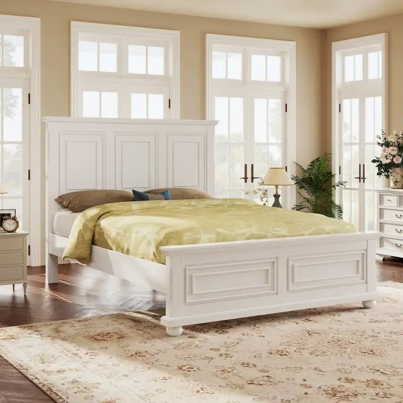 Traditional Town and Country Style Pinewood Vintage Bed Frame